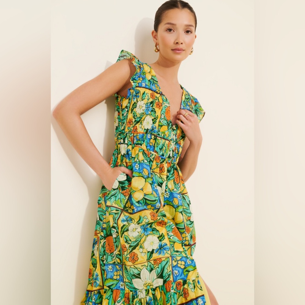 Anthropologie The Peregrine Midi Dress NWT XS - Picture 5 of 12